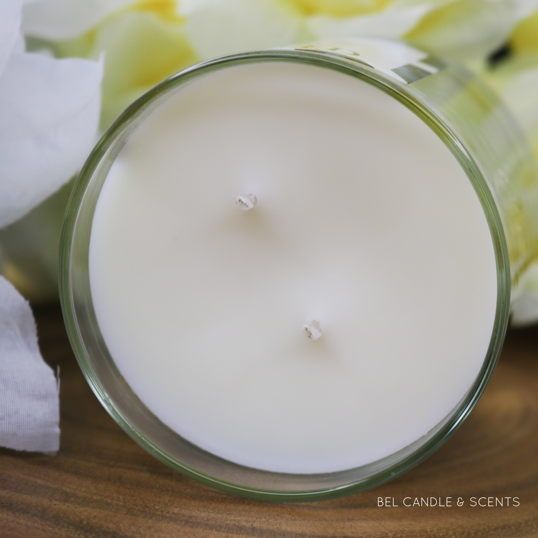 SOY/COCONUT SCENTED CANDLE  MORNING BLISS I BEL CANDLE & SCENTS